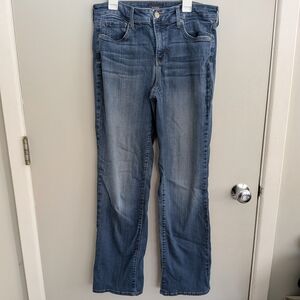 NYDJ Size 6 Marilyn Straight Lift X Tuck Technology Women's Jeans Soft EUC Cozy